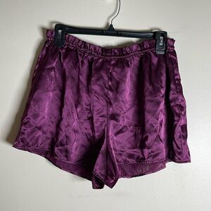 Purple slip shorts